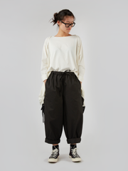 PANTALONE BAGGY IN COTONE