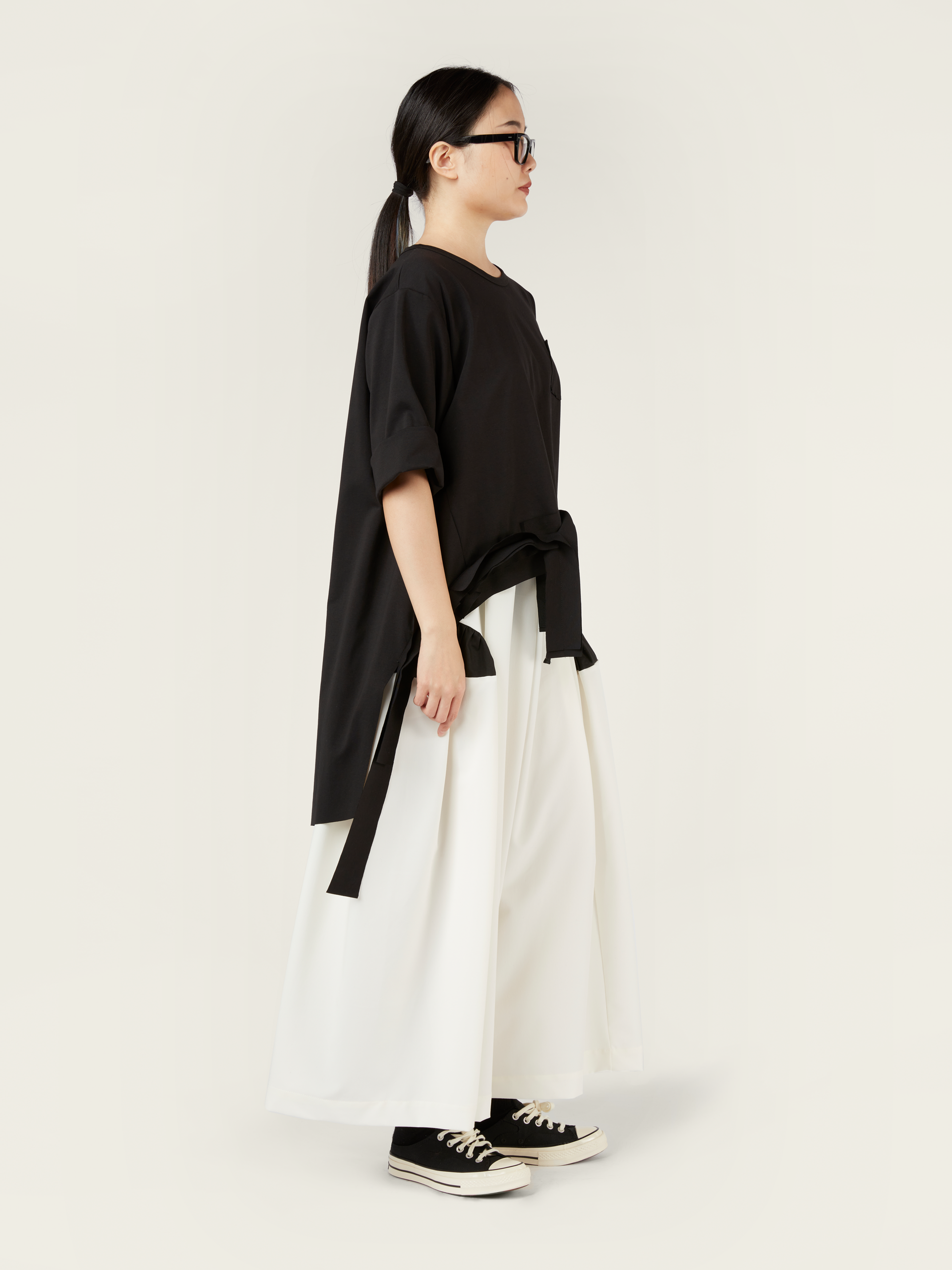 VERY WIDE PANTS IN VISCOSE BLEND