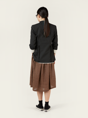 JACKET WITH ROUNDED HEM